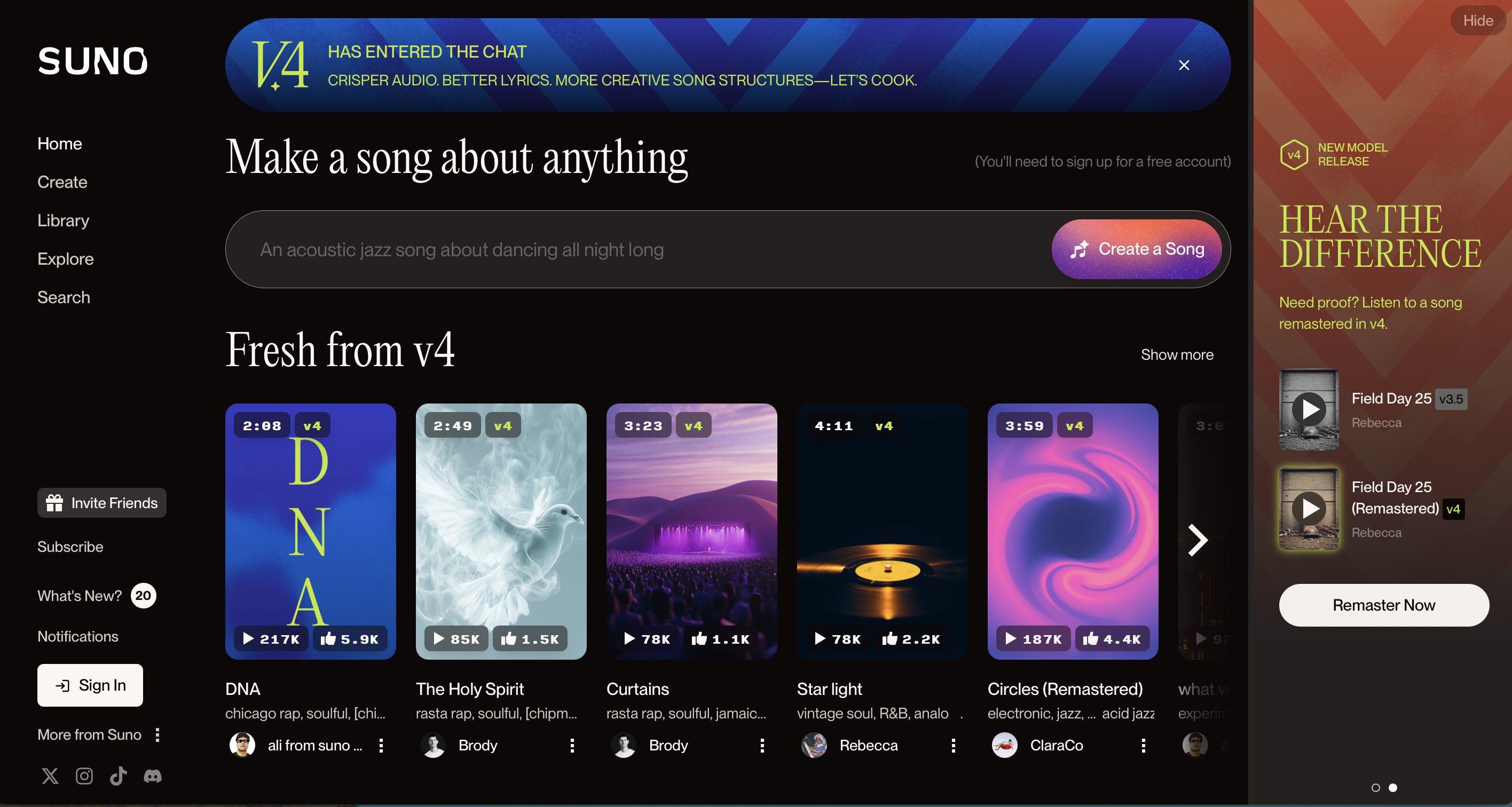 Suno AI: 음악 생성기의 혁신