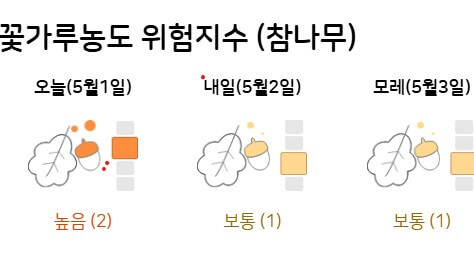 봄철 꽃가루