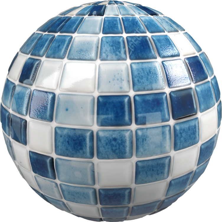 fresh aquatic mosaic texture