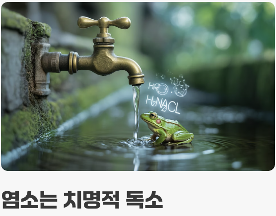 피부로 숨 쉬는 생명체, '물' 관리의 중요성