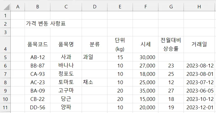 컴퓨터활용능력 2급 독학순서 무료강의 기출풀이_6