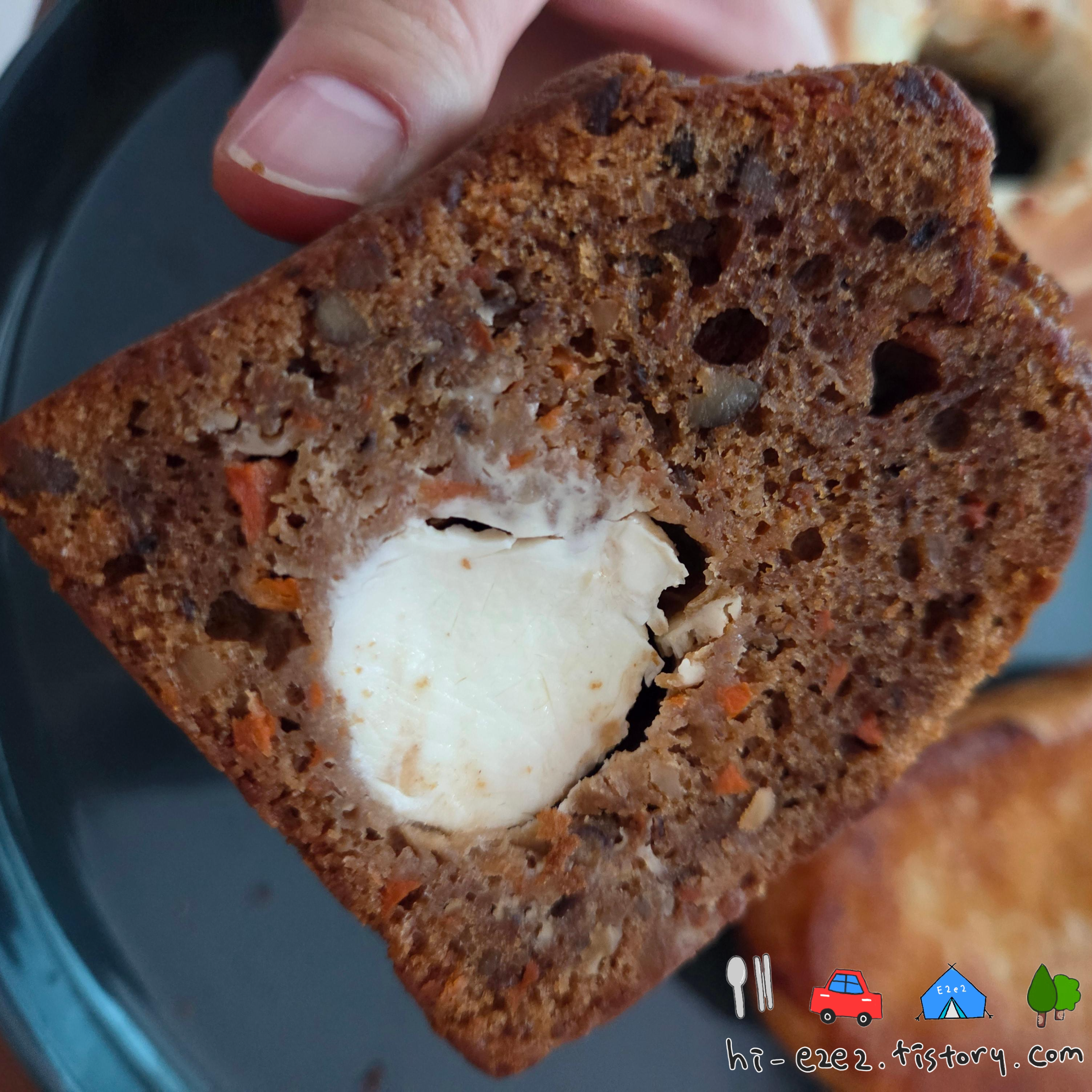 구례 사나래밀 당근크림치즈파운드 단면