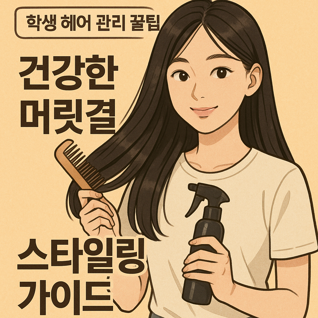 학생 헤어 관리
