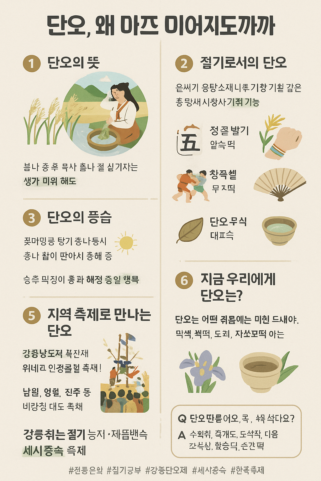 단오, 왜 아직도 이어지고 있을까? 🇰🇷 전통과 현대가 맞닿는 그 날의 비밀