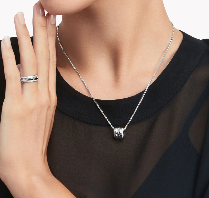 로렌스 그라프 시그니처 트리플 스피닝 다이아몬드 펜던트