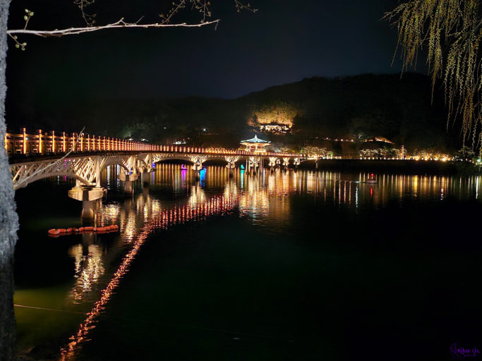 안동 월영교 야경 걷기 코스와 촬영 포인트 관련 사진