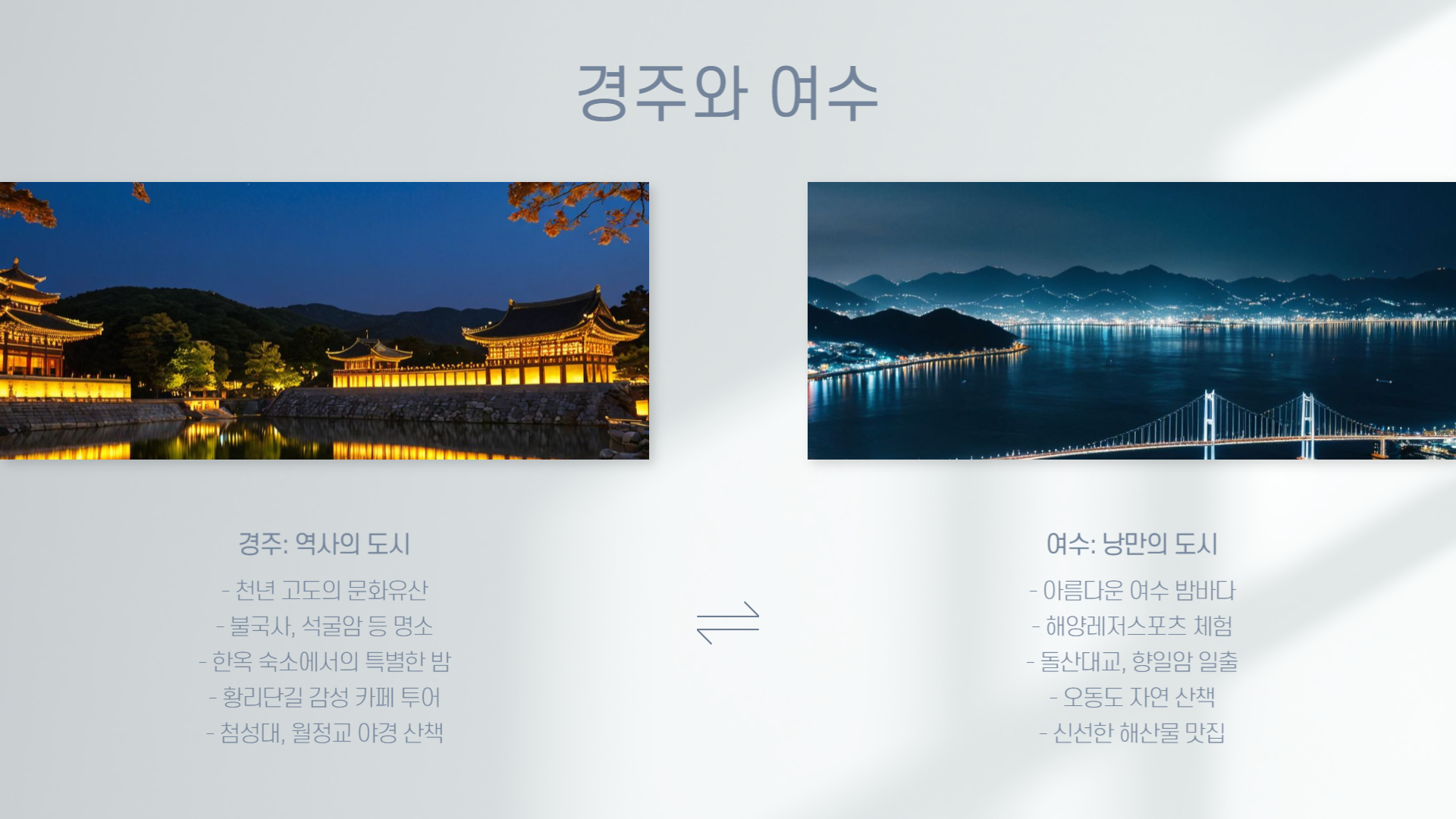 국내 신혼여행지 추천 TOP 5