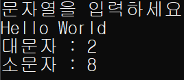 대소문자 판별