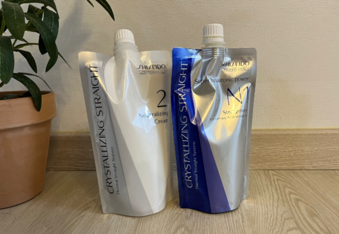 시세이도 매직약&#44; 다운펌 크림 모습