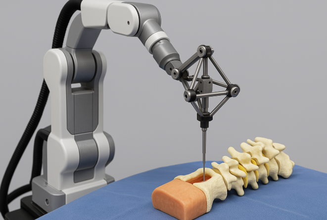 미니어처 평행 로봇 시스템을 활용한 요추 부분 척추 절제술
