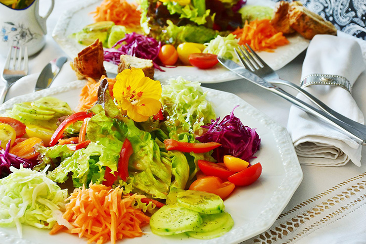 야채 채소 샐러드