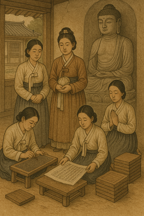 고려 시대 여성들의 사회 활동 대장경 제작과 여성 후원자들