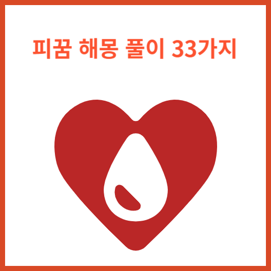 피꿈 해몽 풀이