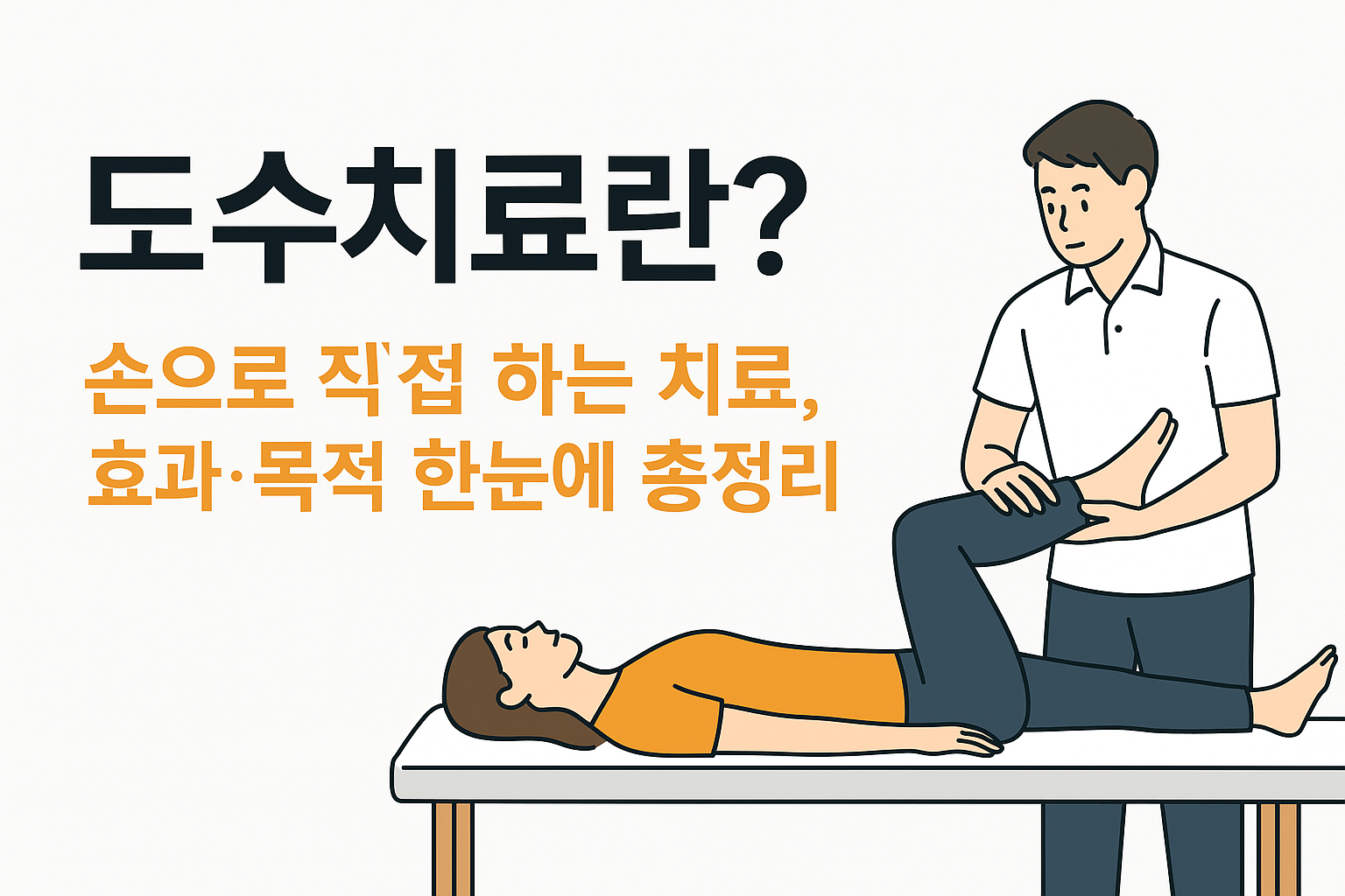 도수치료란? 치료 효과 목적 정리글 썸네일