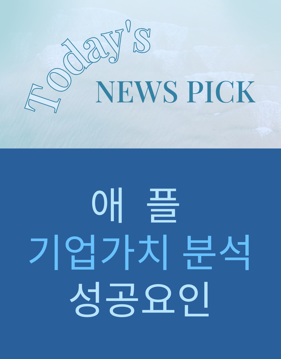 애플기업가지 분석 성공요인