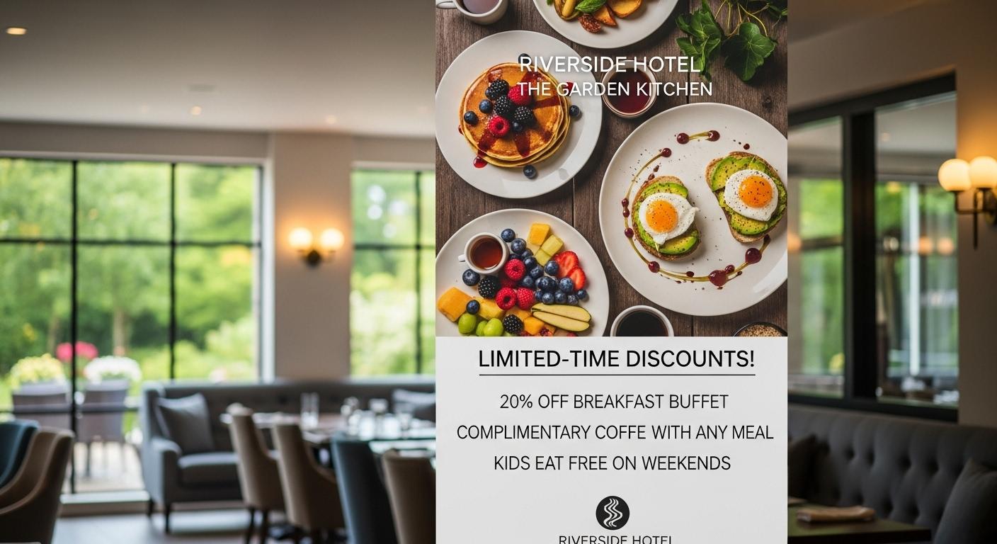 리버사이드 호텔 더가든키친 할인