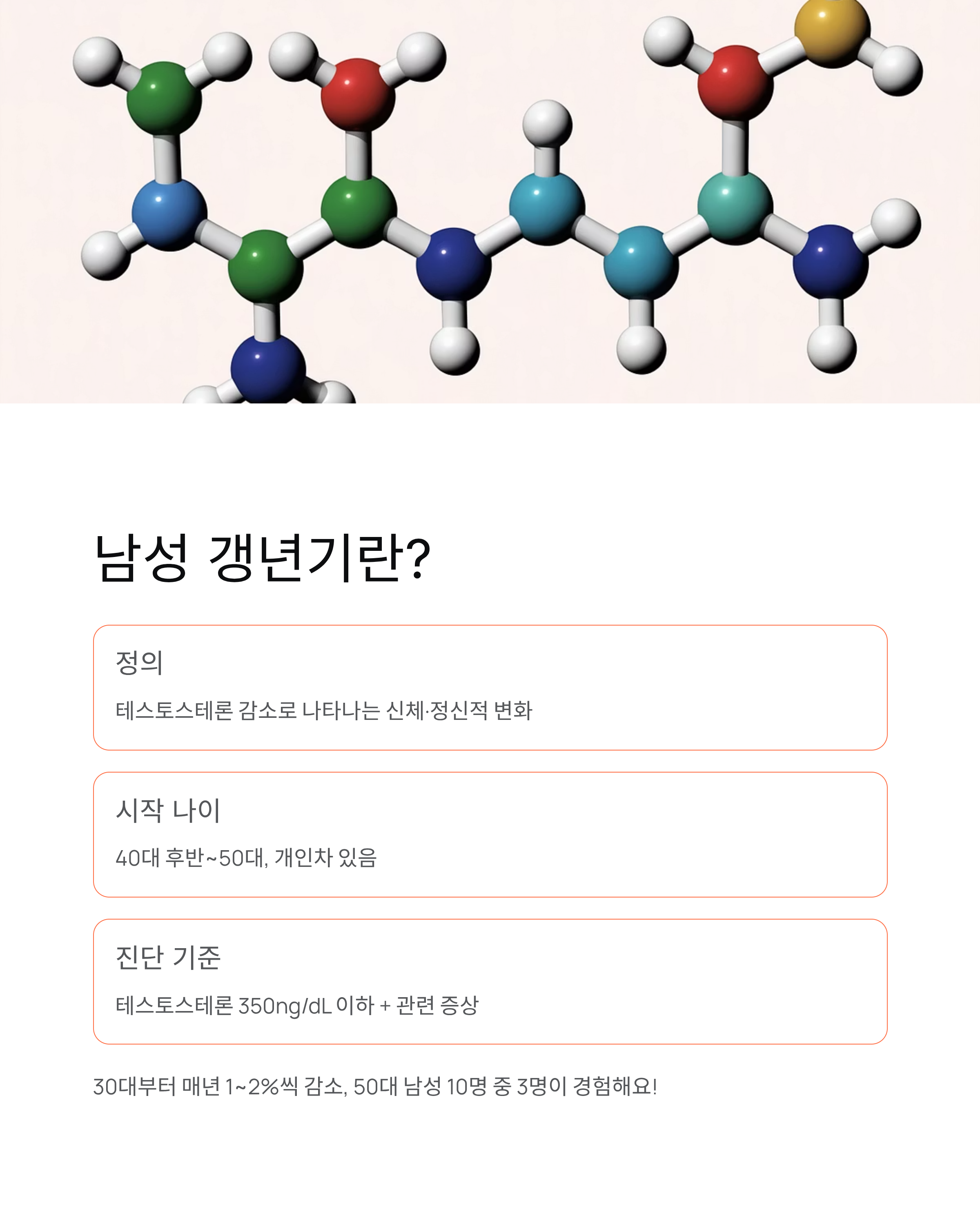 남성 갱년기 증상·자가진단·치료법 총정리! 나이별 극복법