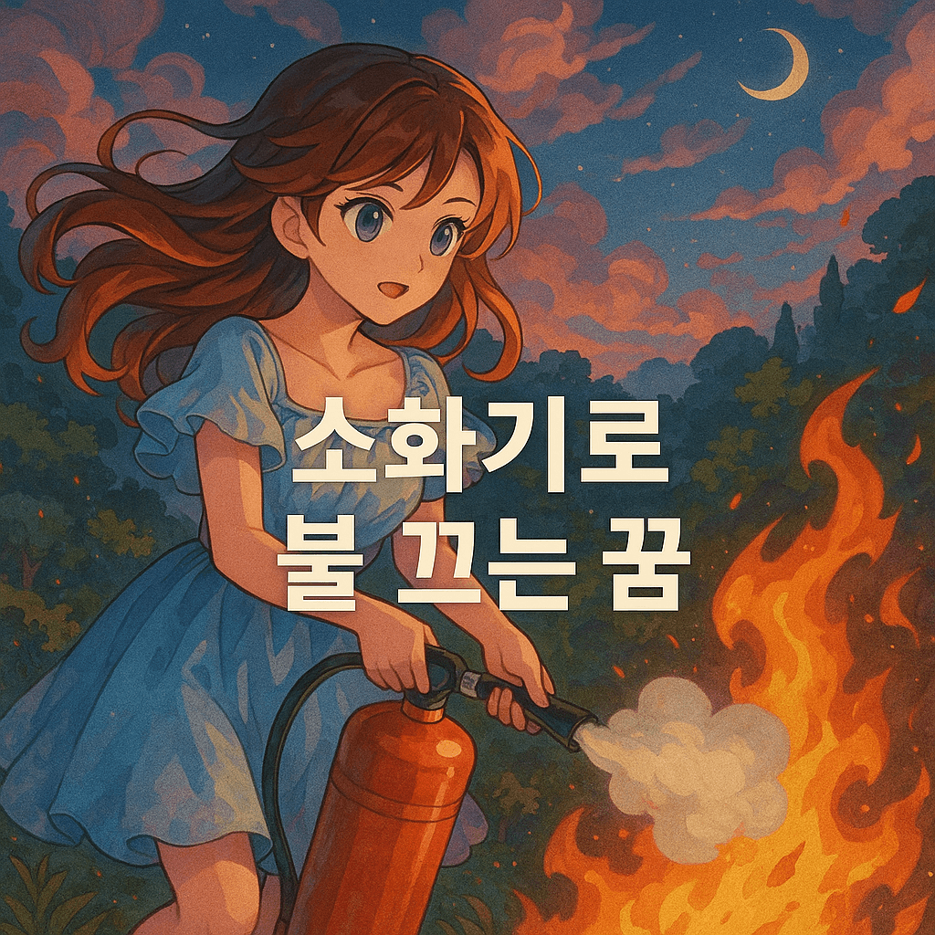 소화기로 불 끄는 꿈 해몽