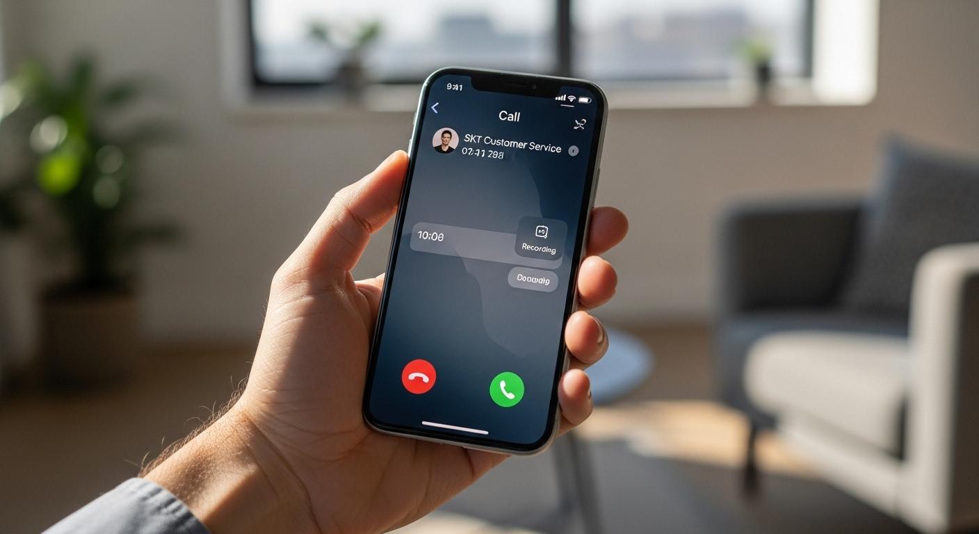 skt 아이폰 통화녹음