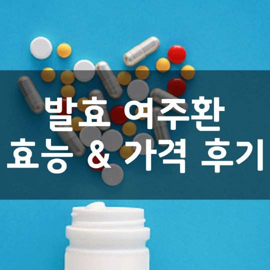 지노헬스케어-발효여주환-뜻-성분-효능-부작용-복용법-가격-내돈내산-후기-추천-총정리