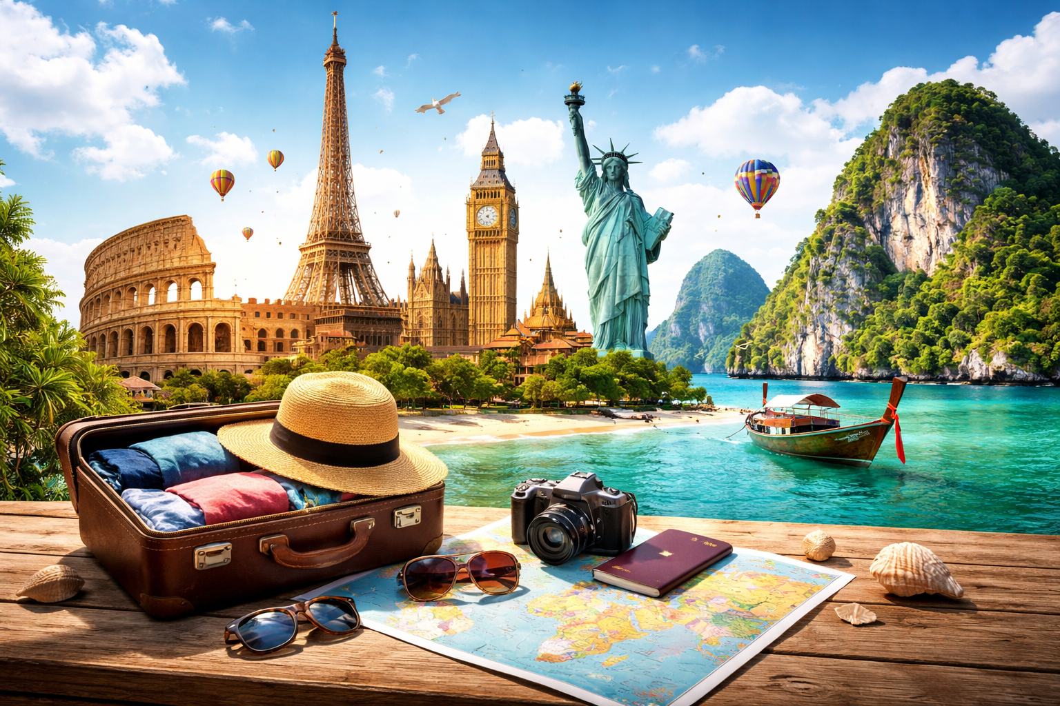 인기 해외여행지 관련 사진