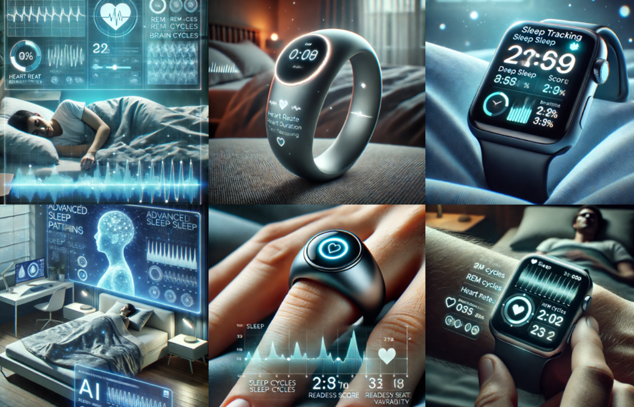 AI수면과 스마트수면기기 이미지