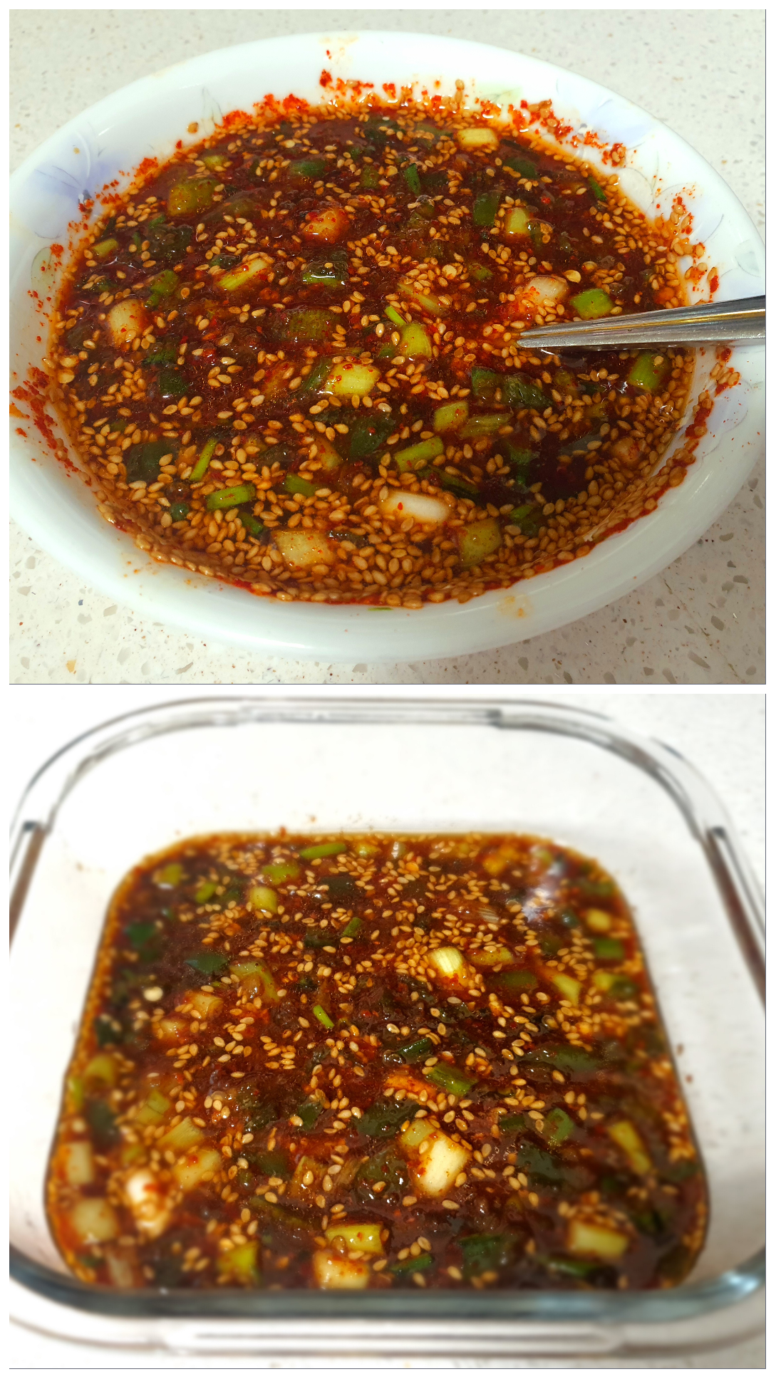 콩나물-비빔밥의-포인트는-양념장입니다.