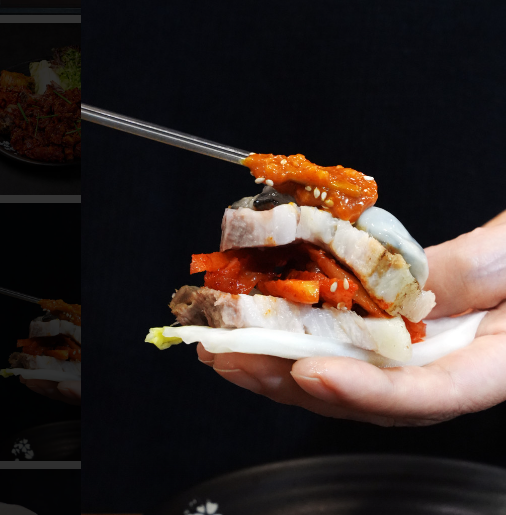 흥부보쌈 대표 메뉴 