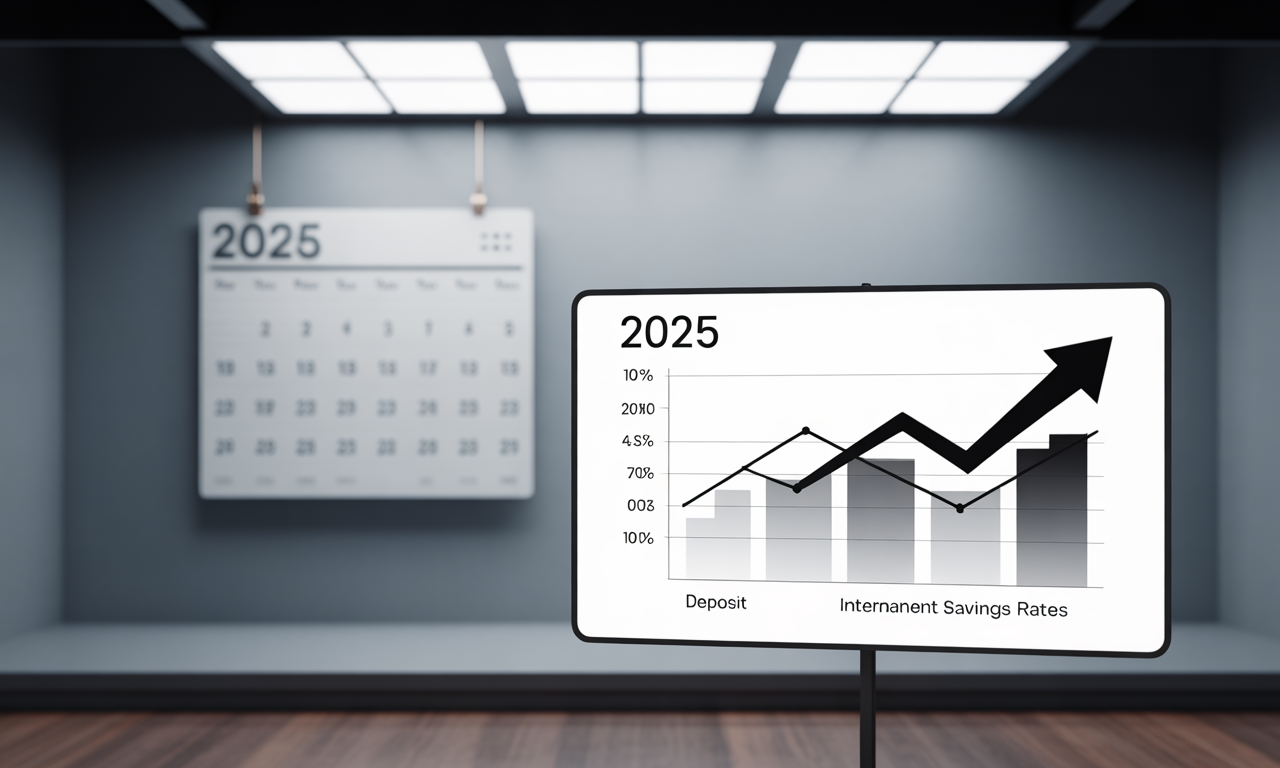 2025년 최신 예금 및 적금 금리 동향을 보여주는 비교 그래프