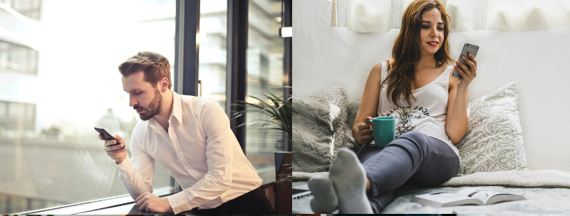 스마트폰 중독 테스트 이미지