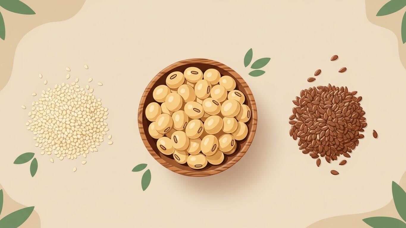 칡과 석류 외 식물성 에스트로겐 식품 정리