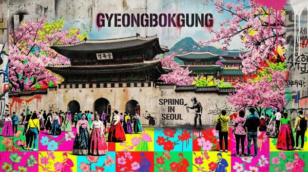 뱅크시와 앤디 워홀의 경복궁