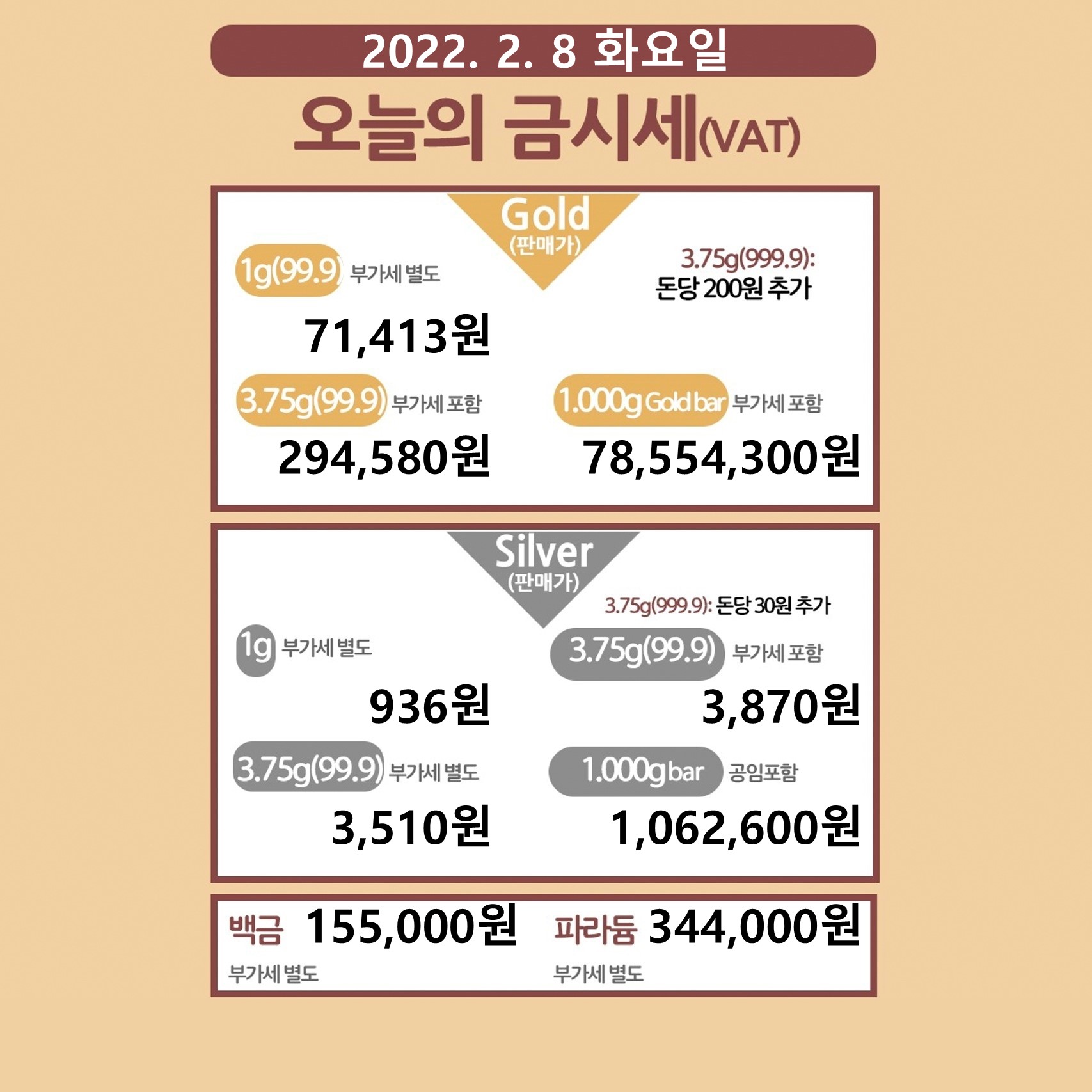 오늘의금시세 금 거래소 오늘 금값