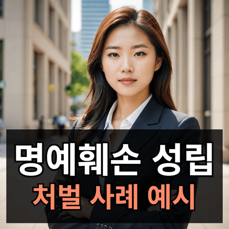 명예훼손 성립요건과 처벌 사례, 명확히 알아두세요