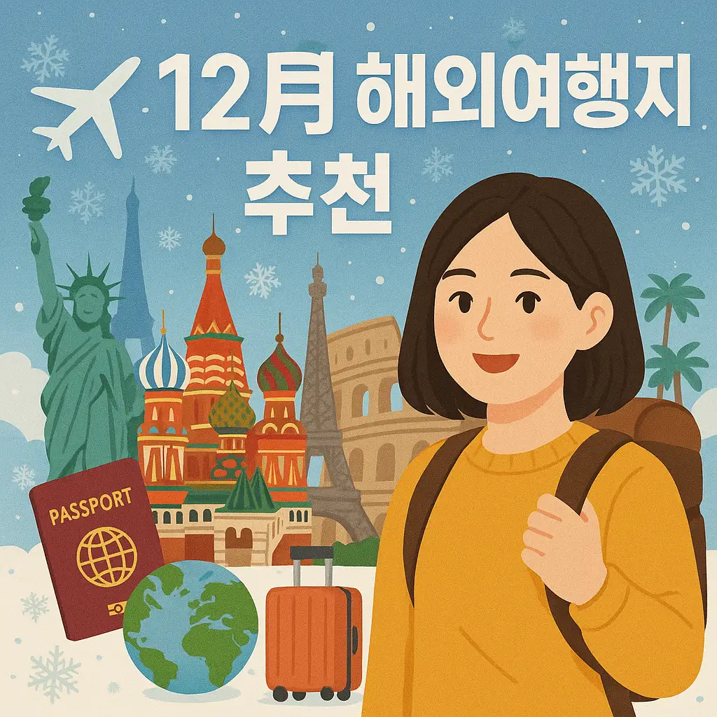 12월 여행, 겨울 감성 vs 따뜻한 휴양 당신의 선택은?