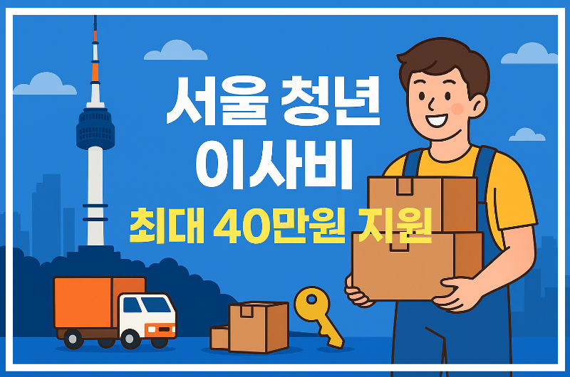 서울 청년 이사비 지원, 자격·기간·선정기준 한눈에 보기