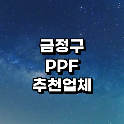 부산 금정구 ppf