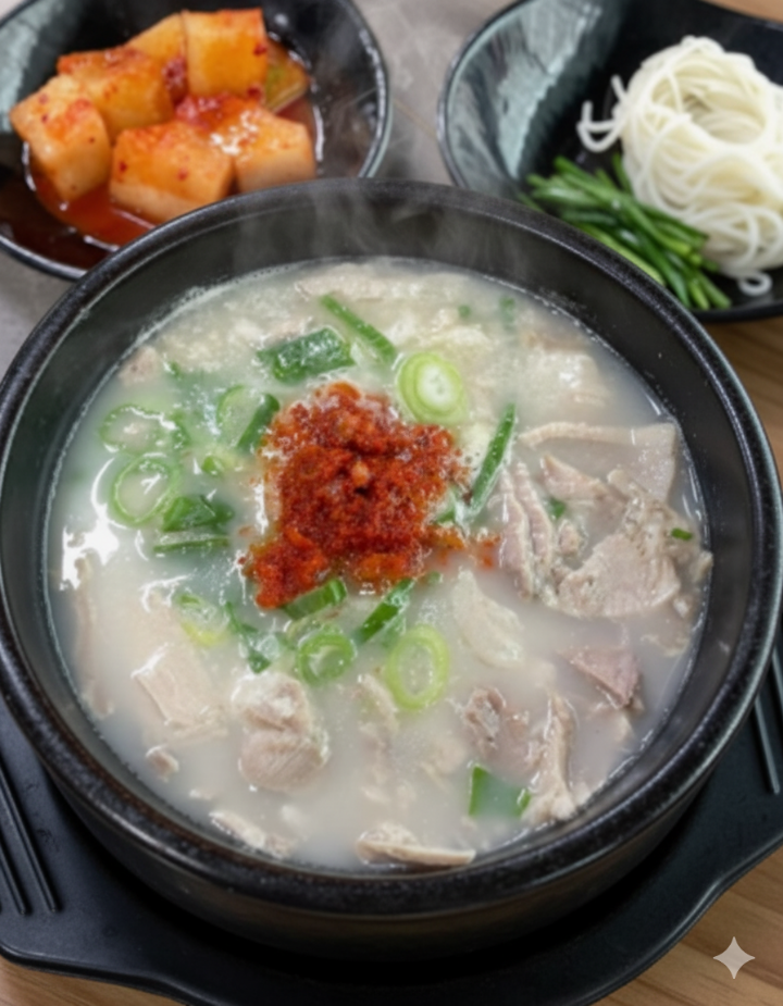 부산의 돼지국밥 한 그릇