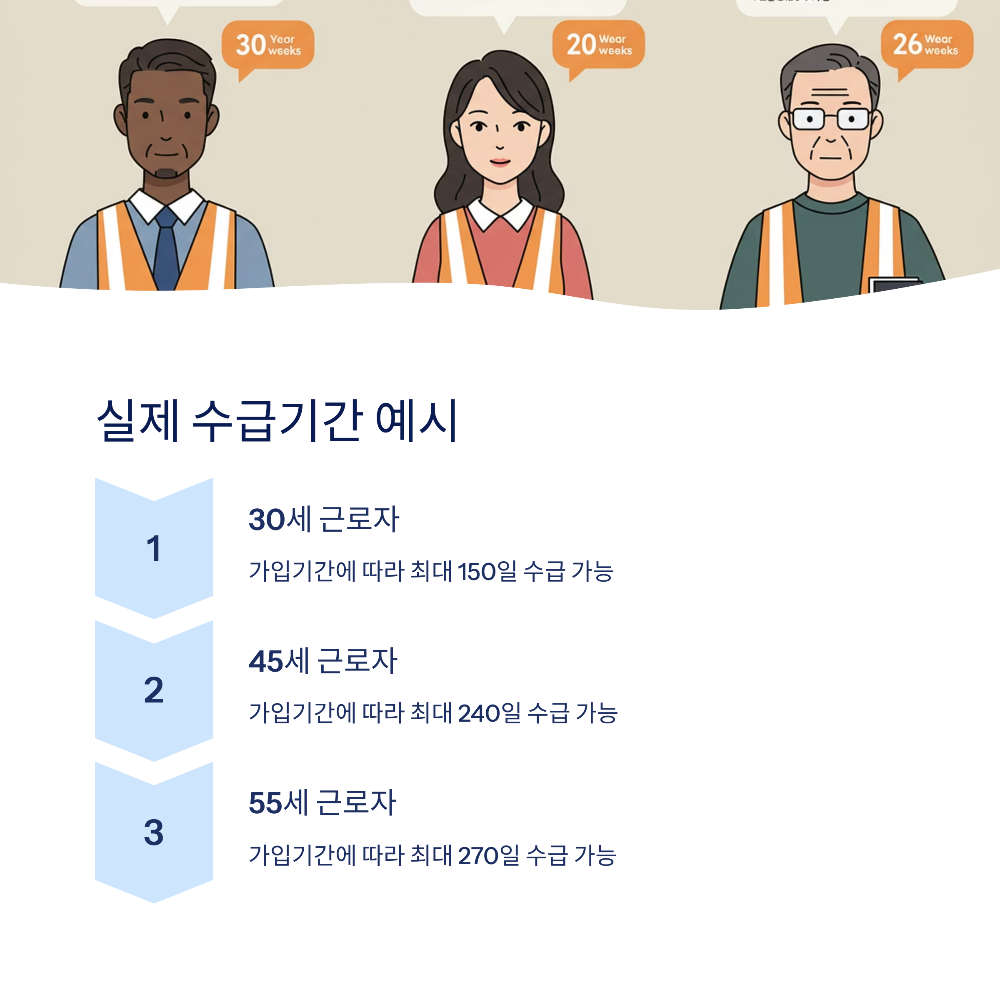 모르면 손해! 2025 실업급여 조건 및 수급일수 완전 분석