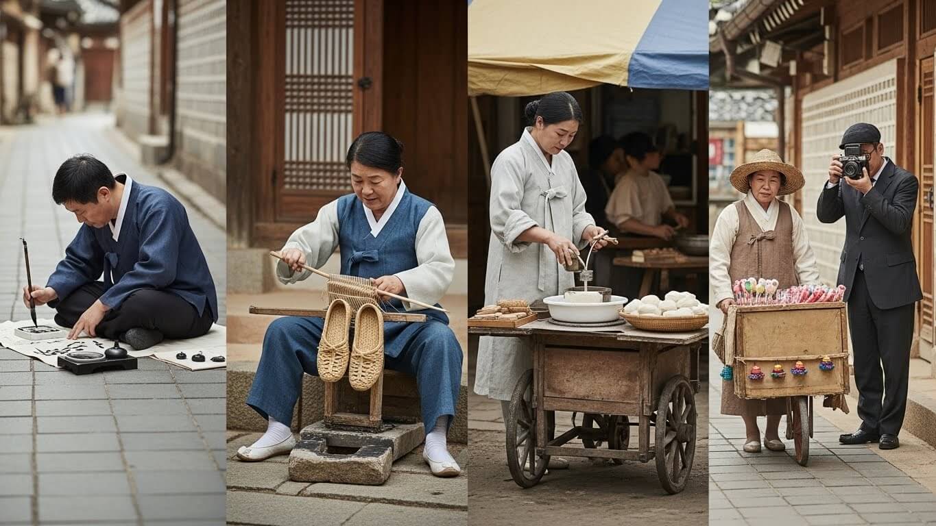 한국에서 사라진 전통 직업 5가지 정리 관련 사진