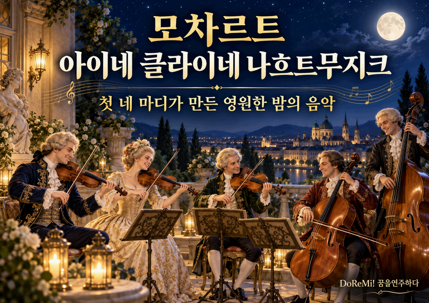 모차르트 <아이네 클라이네 나흐트무지크> 1악장｜첫 네 마디만으로 모두를 깨우는 모차르트의 밤