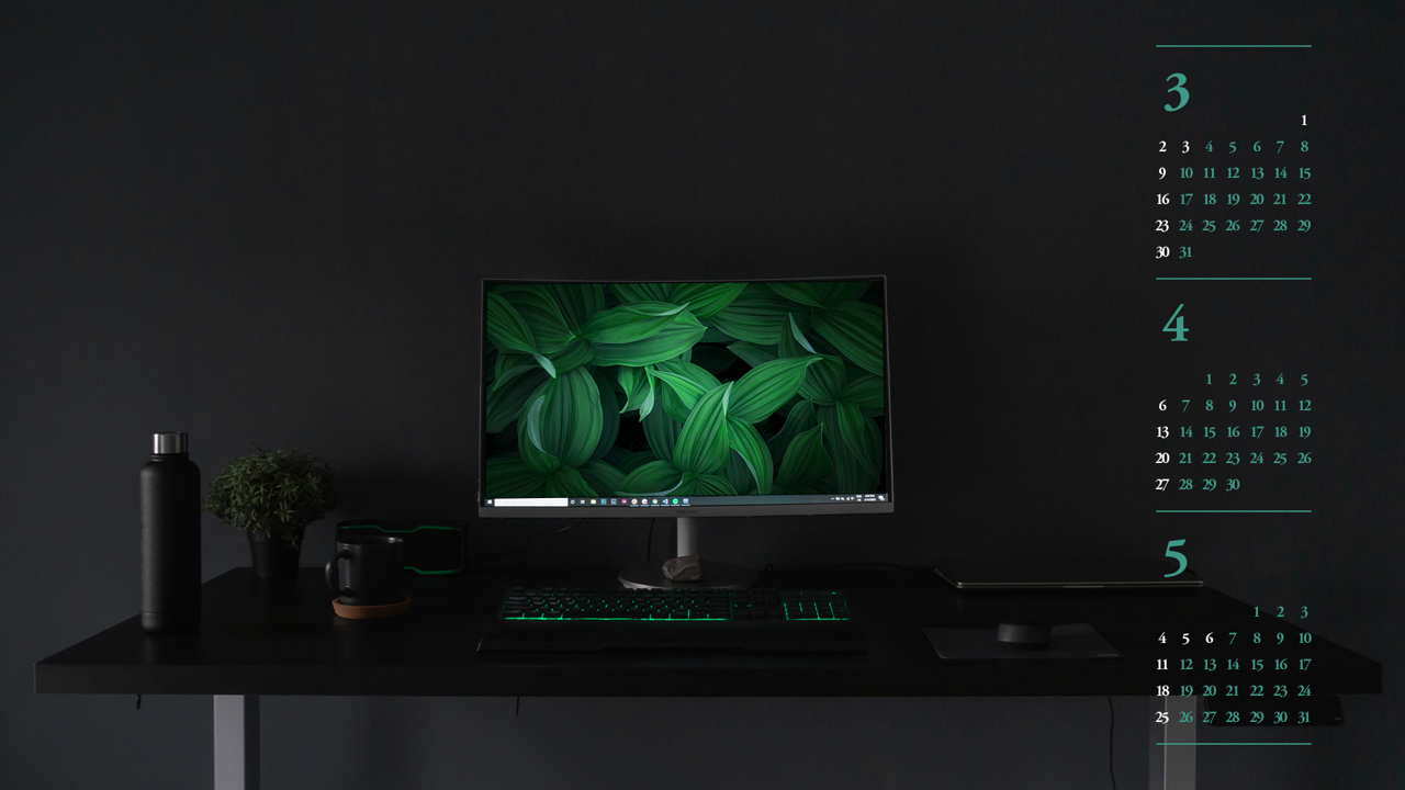 10 모니터 B - 2025년4월 노트북배경화면