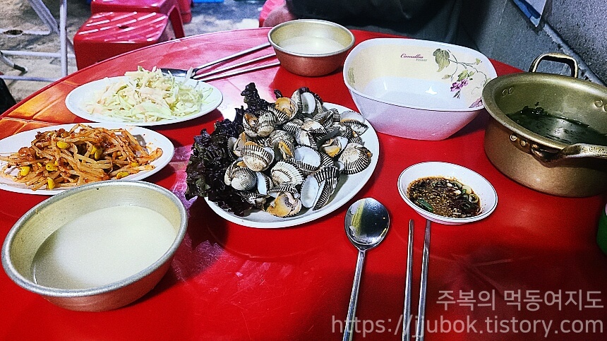 영철이네-포장마차-메뉴들