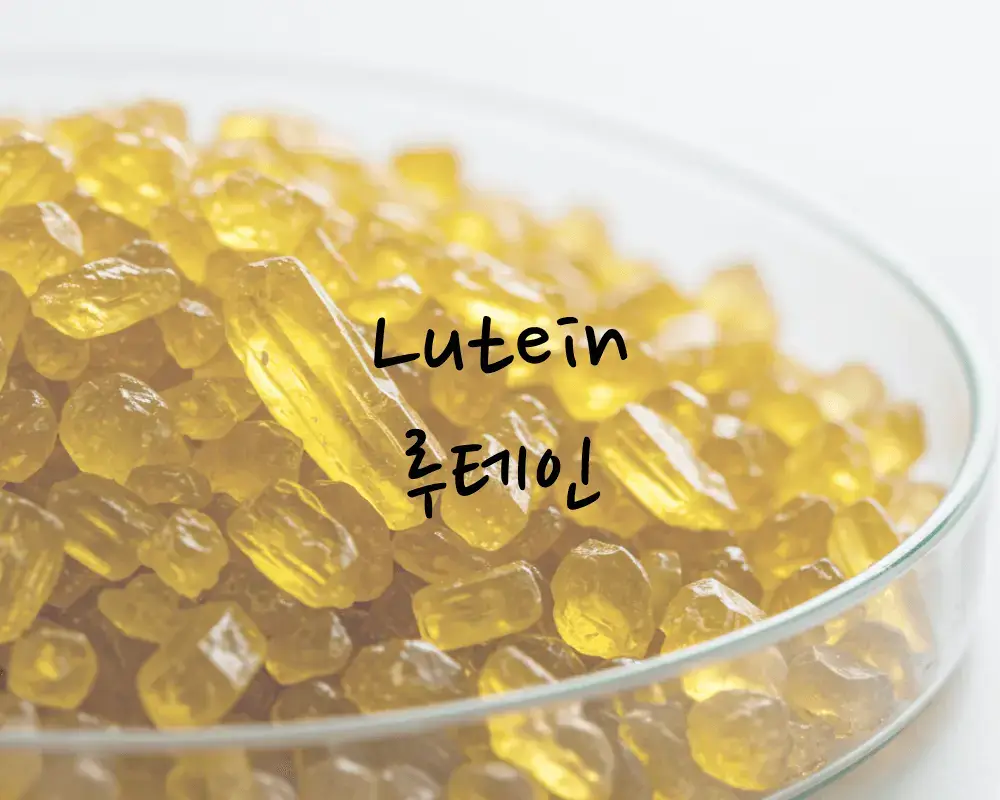 눈 건강 루테인