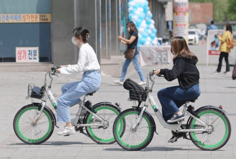 따릉이 타고 기부