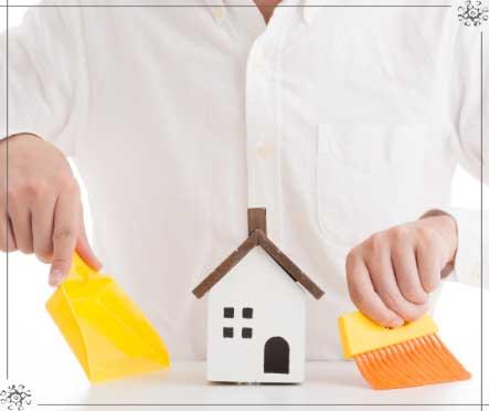 수박껍질 버리기