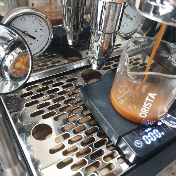 아이스 플랫화이트 레시피 홈카페에서 플랫 화이트 만들기_에스프레소 추출