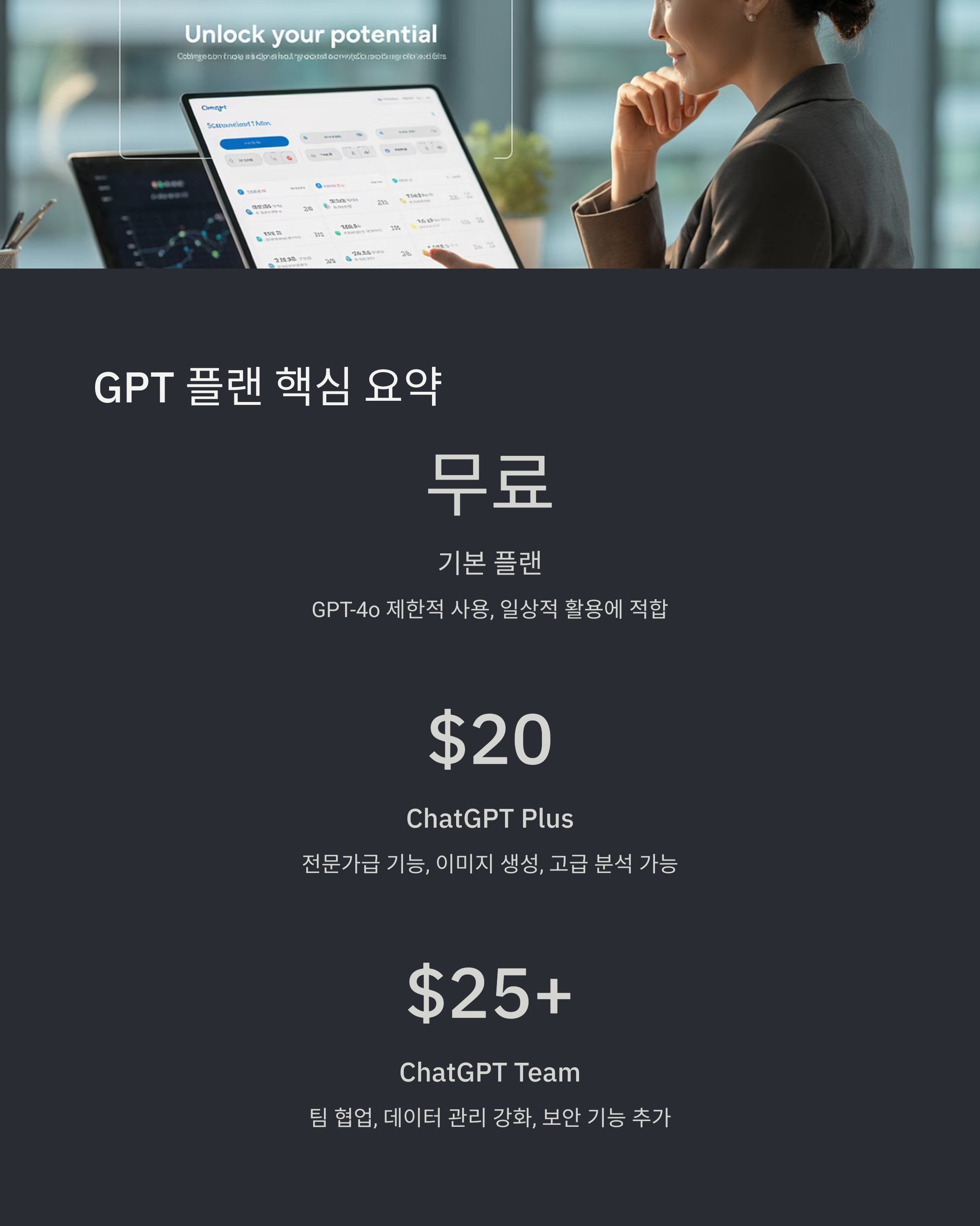 ChatGPT 유료 vs 무료