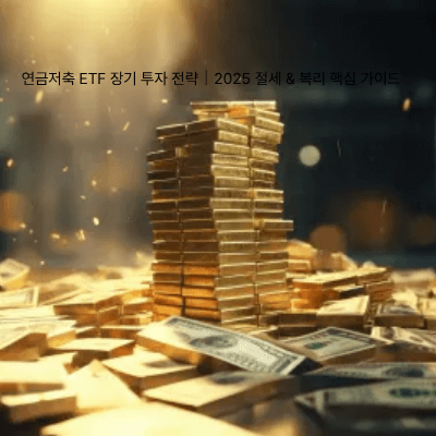 11편. 연금저축 ETF 장기 투자 전략｜2025 절세 &amp; 복리 핵심 가이드