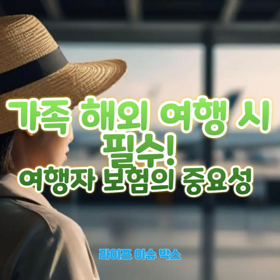여행자 보험이 필수
